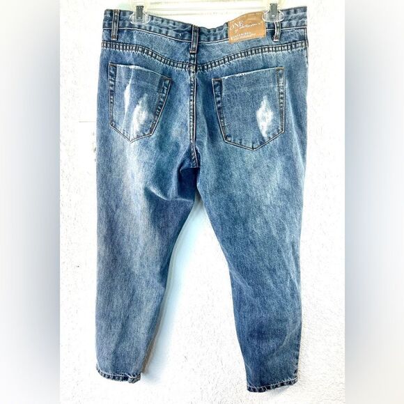 One Teaspoon Freebirds Ford Low Rise Relaxed Fit Distressed Jeans - Picture 7 of 12